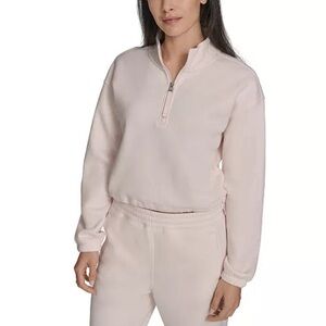Calvin Klein Women's Performance Half-Zip Pull-On Sweatshirt